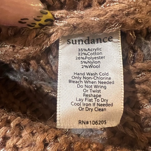 Sundance Aztec Elegant Tundra Sweater Medium - Picture 7 of 8